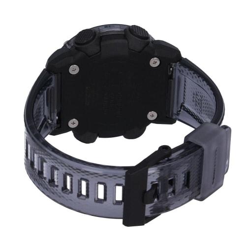 Casio G-Shock Men's Waterproof Analog-Digi Carbon Skeleton Watch, Clear Black (GA-2000SKE-8A)