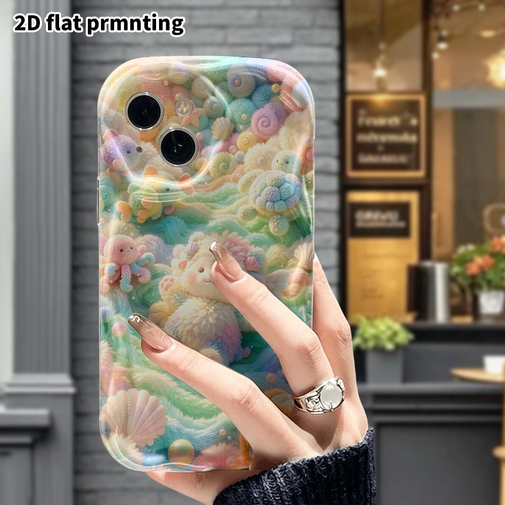 Phone case: 2D flat, suitable for iPhone 18 17 16 15 14 13 12 Pro, fairy tale world, perfect holiday gift for Christmas and Halloween