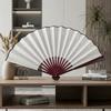 Folding Fan Chinese Style Summer 10inch Ancient Style Fan Men's Silk Cloth 2026 New Model Summer Bamboo Fan Hanfu Portable Fan