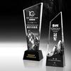 Customized Octagonal Crystal Trophy, Company Annual Meeting Excellent Employee Souvenirs Home Decoration Craft, Marble Medal 1Pc