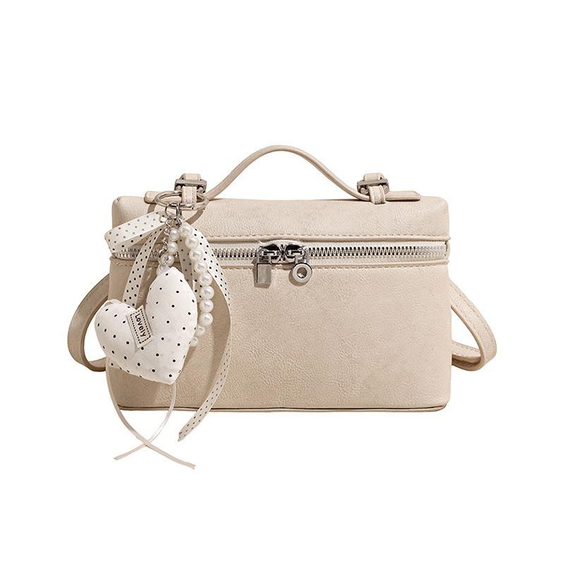 Modische und Hochwertige Handtasche, Retro und Einfache Boston Einzelraum Crossbody Kleine Quadratische Tasche