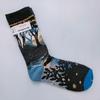 French Bonne Maison Retro Mid-Calf Socks in Maillard Color Scheme - Trendy Cotton Fashion Socks