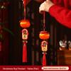 2026 Year of the Horse Persimmon Hanging Decoration for Chinese New Year - Living Room Ornaments, Spring Festival Door Bells & Small Pendants.