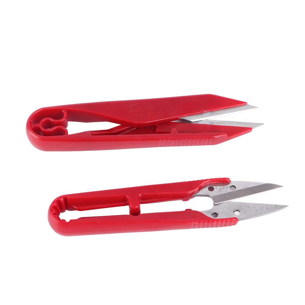 12pcs U Shaped Scissors Professional Stainless Steel Threading Scissors for Needlework Craft Art Work Manual Handicraft   Tool