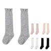 Schöne Spitze Kniehohe Socken für Mädchen Kinder Baumwolle Weich Lange Socke Warme Socken