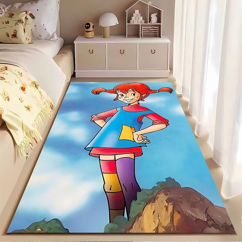 Red-Haired Girl Cartoon Design Suitable As a Non-slip Mat for the Living Room or Bedroom Sofa
