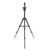 Mannequin Head Tripod Stand Aluminium Alloy Adjustable Wig Head Mold Hold Bracket for Hairdressing Training