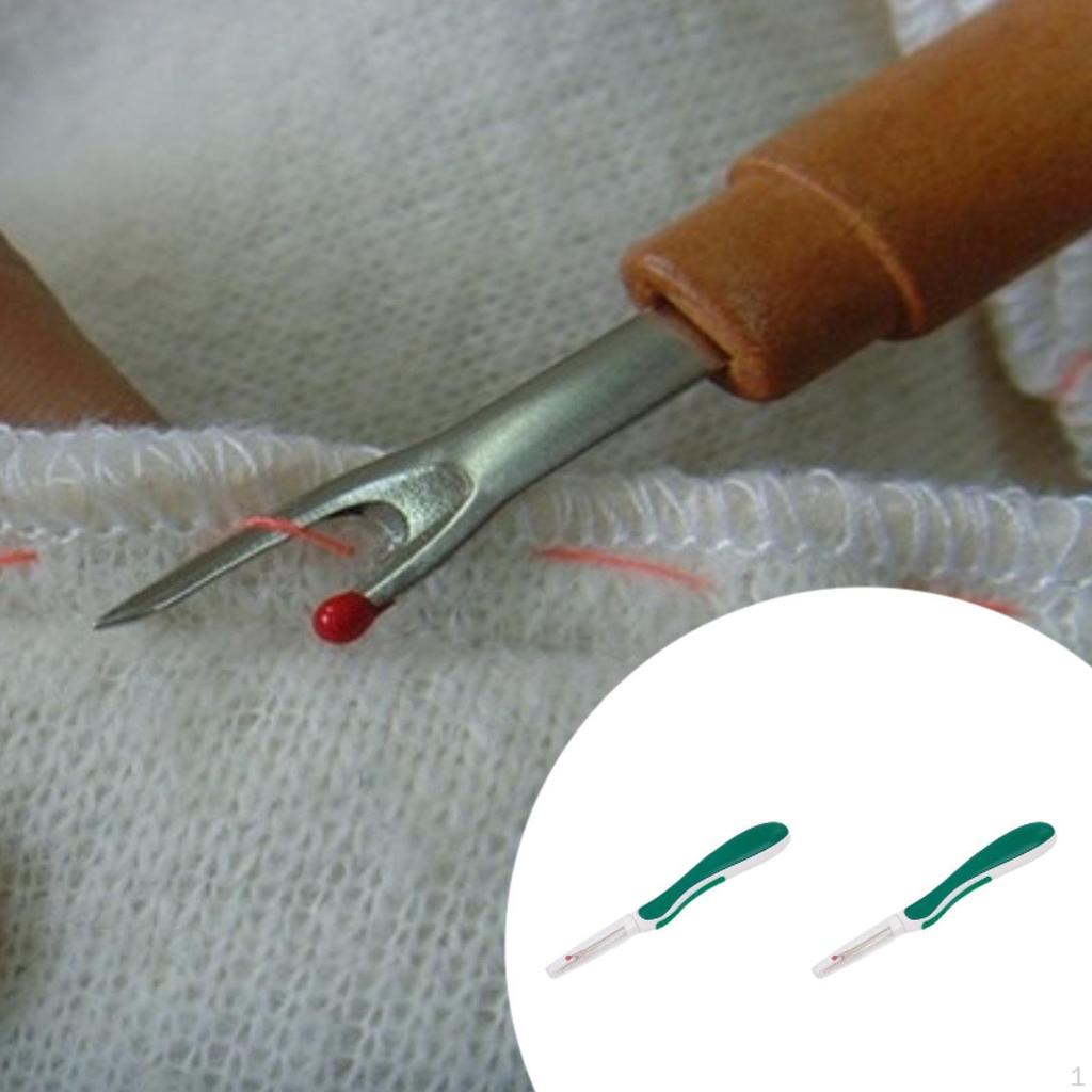 2 Pieces Seam Ripper Multiuse Remover Manual Stitch Rippers for Cross Crochet