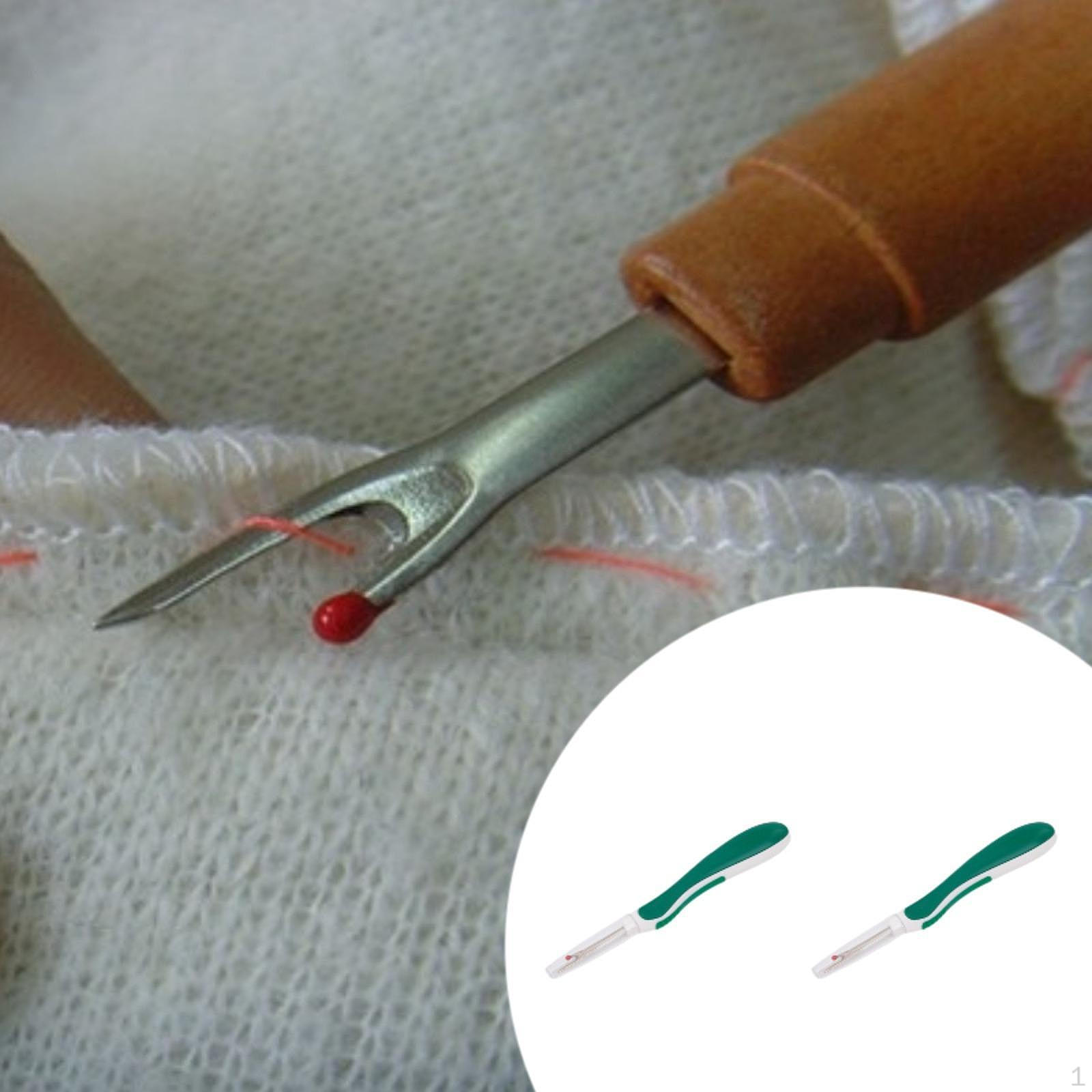 

2 шт. многофункциональный ручной распарыватель швов для вязания крестиком зелёный