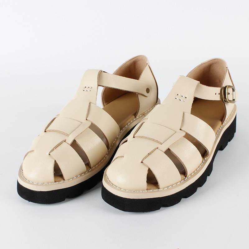 

Сандалии Baotou из воловьей кожи в стиле ретро 40 чёрный