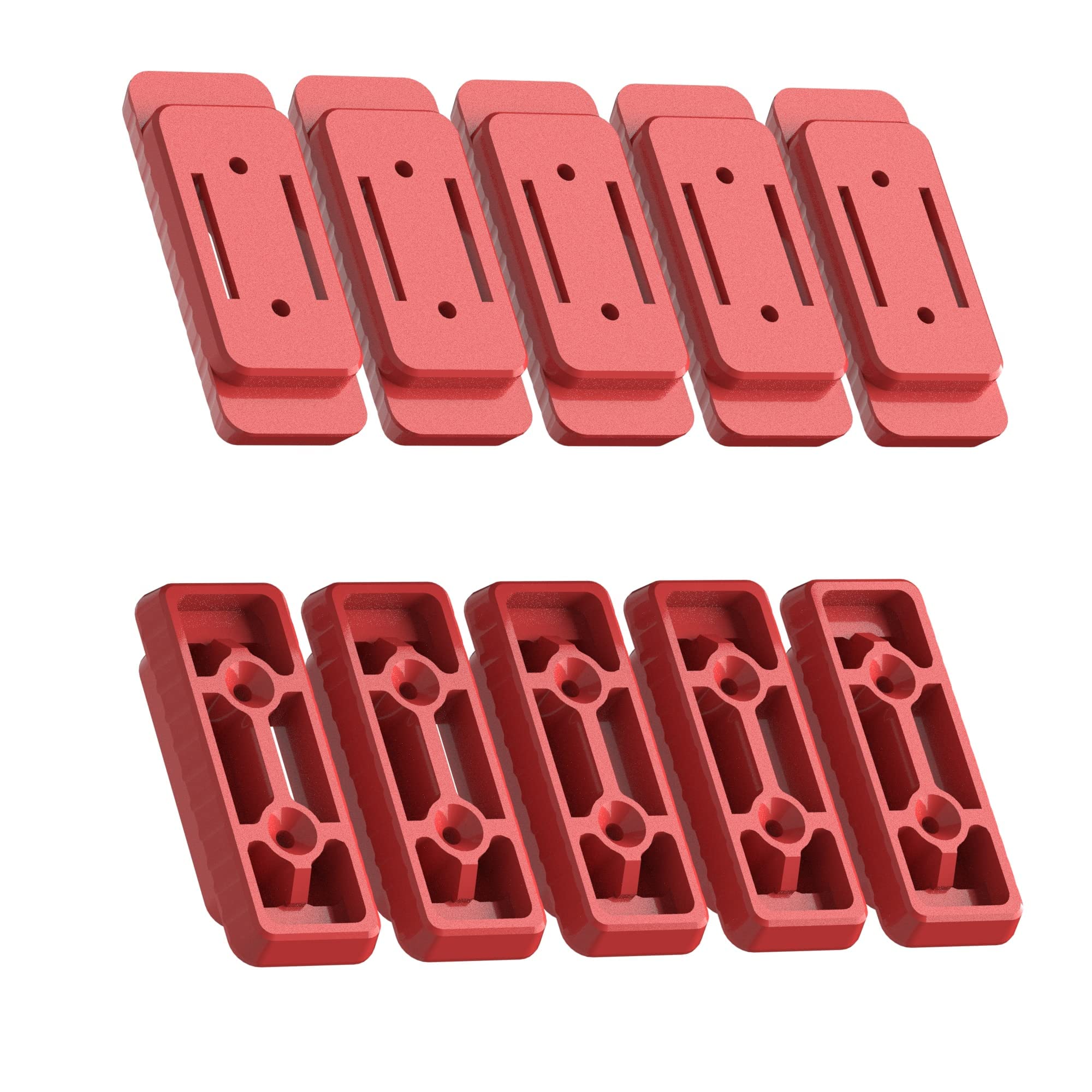 

NyVoozy Feet Mount System for Milwaukee Packout (10, Red)