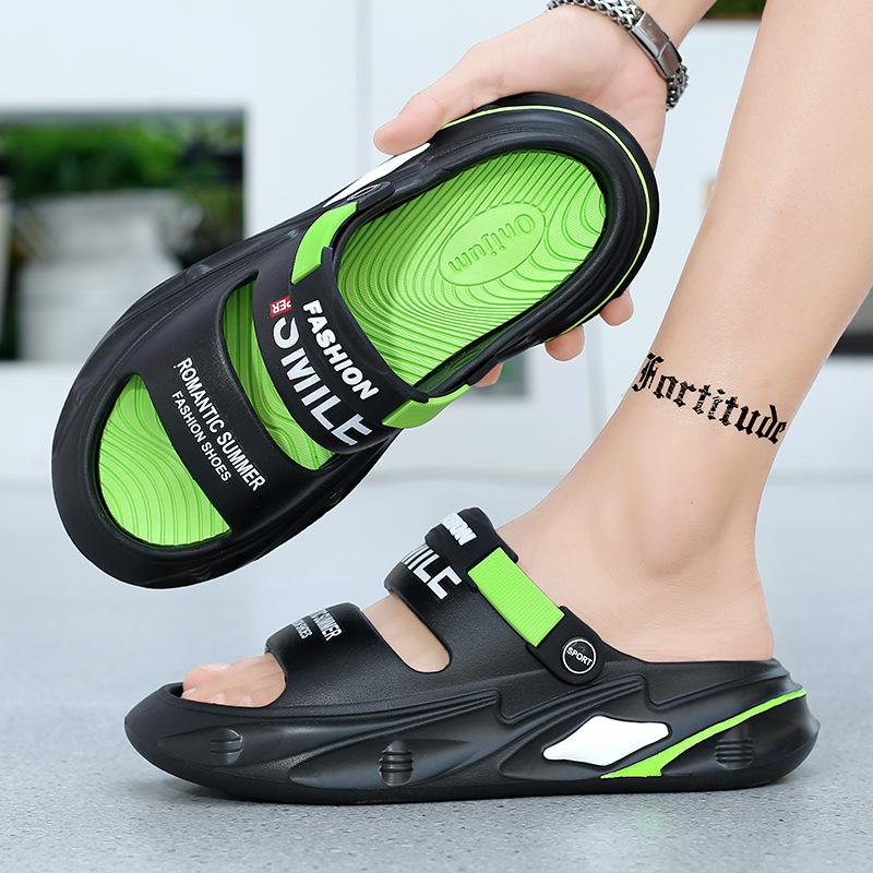 Sandals men's 2025 summer beach shoes casual platform dual-purpose travel cool slippers men's fashion south drag