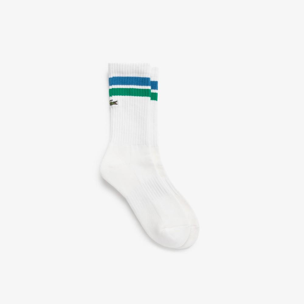 [lacoste] Unisex Bold Stripe Sport Socks RA136E-56G