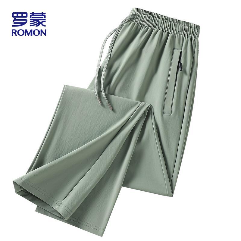 ROMON Men's Ice Silk Quick-Dry Casual Pants