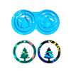 Christmas Silicone Molds DIY Handmade Crafts Holographic Resin Molds DIY Keyring Earring Pendant Making Tool Durable