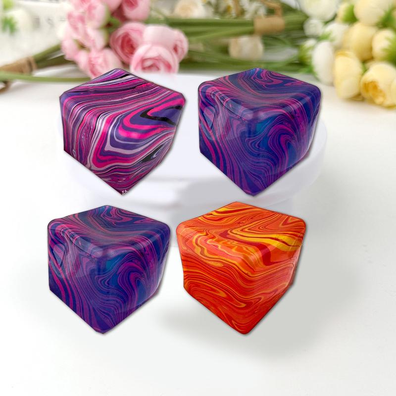 Ice Cube Maltose Decompression Toy Ice Cube Fidget Toys Squeeze Toy Anti-Stress Sensory Toy Pinch For Kids Adults Gift