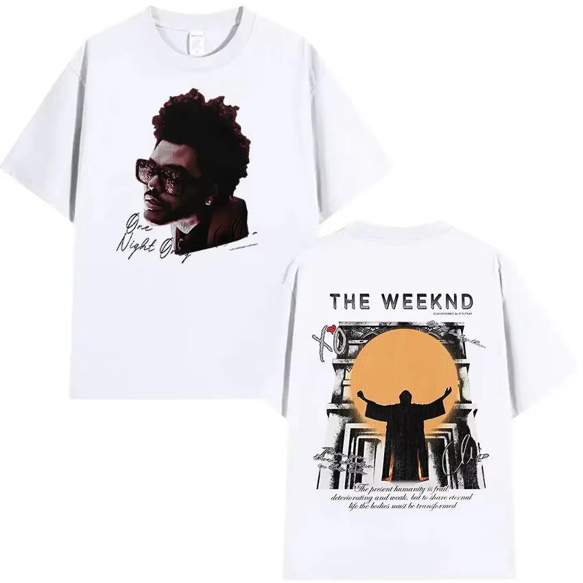 The Weeknd XO Album 2026 Merch Hip Hop Vintage Homme Décontracté Manches Courtes Confortable T-shirt Homme et Femme