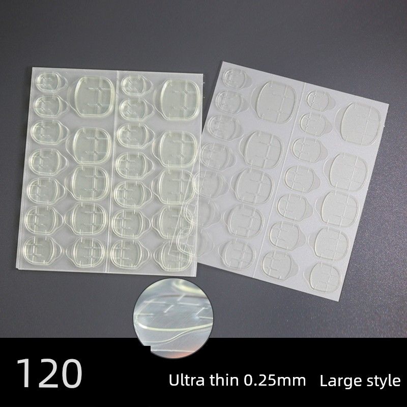 

Xinjiang Nail Stickers Jelly Glue Ultra-Thin Adhesive Wearable Nail Tip Long Lasting Waterproof Fake Nails Double-Sided Adhesive Tape [Increase] Ultra-thin Import Yellow Gel 120 Paste