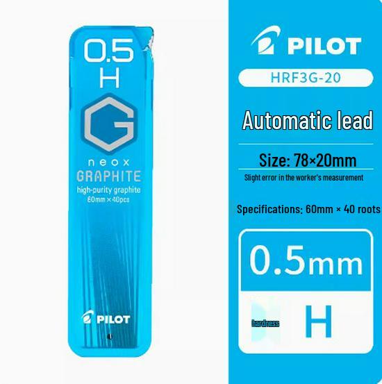 Pilot Neox Graphite Mechanical Pencil Lead 0.5mm/0.3mm, HB/2B