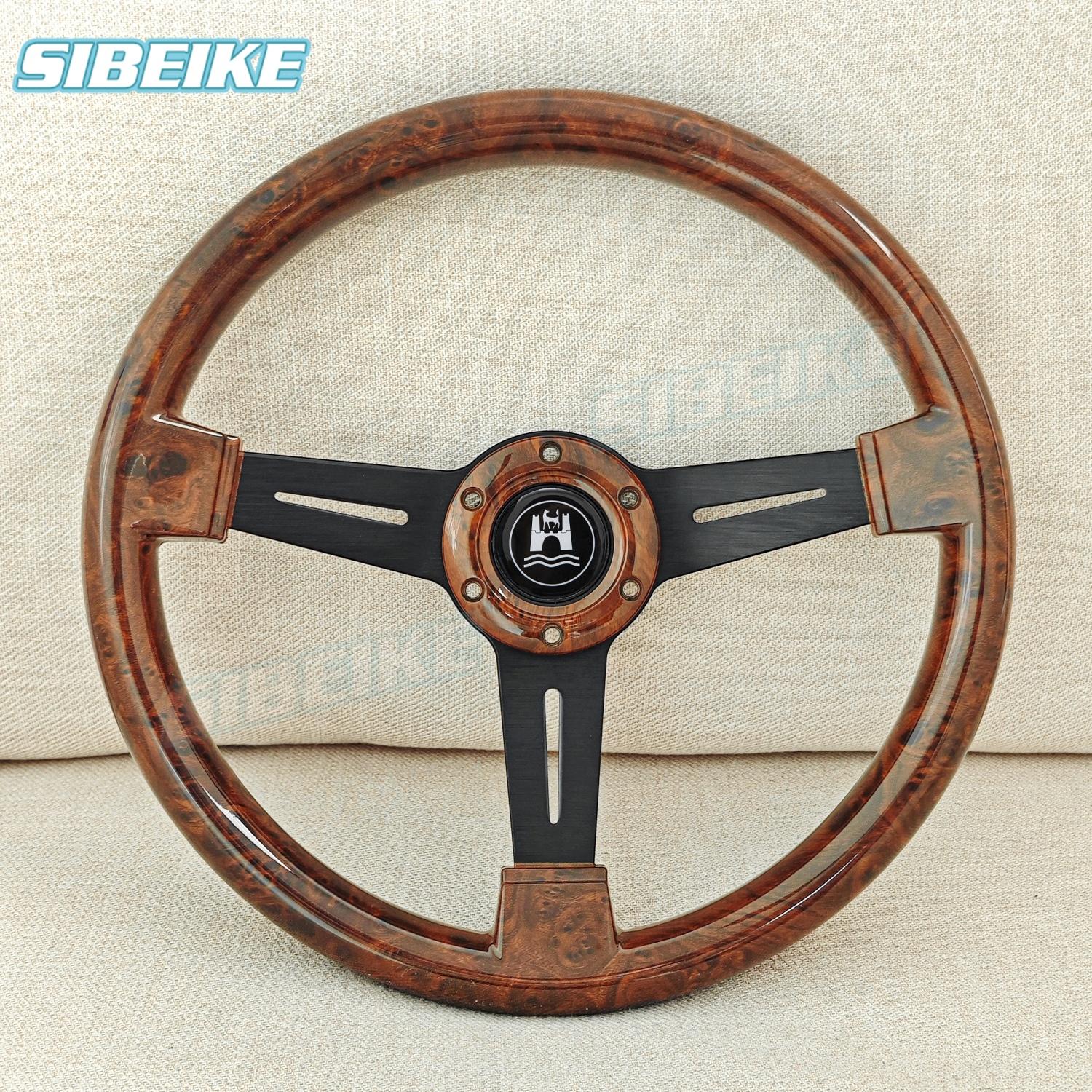 JDM Classic Wood Style Steering Wheel