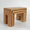 Nordic Ottomans Solid Wood Morden Stools Portable Mini Stool Children Interior Bedroom Ottomans Furniture for Living Room