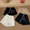 High Waist Drawstring Wide Leg Pants for Women Versatile Casual Shorts