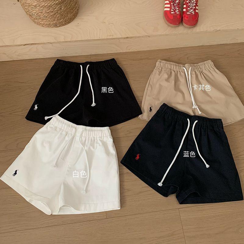 High Waist Drawstring Wide Leg Pants for Women Versatile Casual Shorts