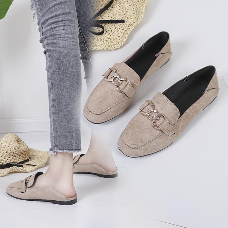 Spring and Summer Footwear Plus Size Round Head Light and Comfortable Shoes Flat Shoes