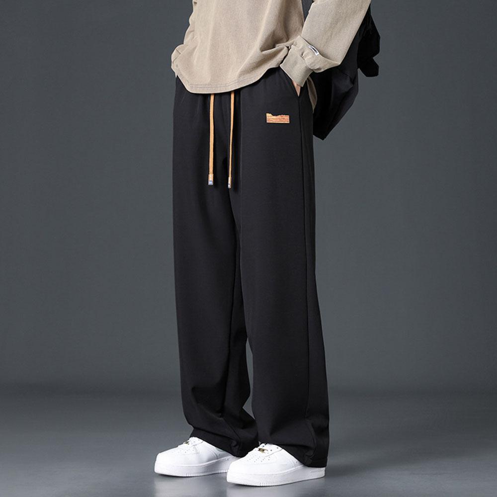 Pánské oversized zimní oblečení plus sametový fleece ležérní tlusté kalhoty rovné kalhoty tepláky teplákové kalhoty pro muže