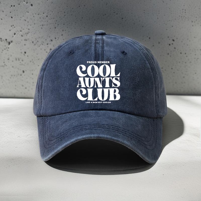 Fashionable Graphic Print Baseball Cap Grandpa/dad Hat Outdoor Travel Cap темно-синий