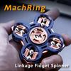 Fideget Toy Metal Tuning Fork Fidget Spinner Toy For Adults Edc Focus Stress Relief Gift Cool Birthday Present For Men Teens