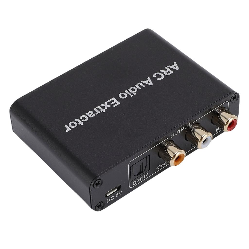 ARC Adapter Auto Signal Muting 192KHz HD Multimedia Interface Coaxial Optical Converter for TV Aluminum Alloy