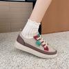 Women's Shoes New Spring Leather Casual Board Shoes with Skirts Versatile and Not Tired Feet Soft-soled Sports Shoes