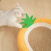 Pet Cat Scratcher Bowl Large Diameter Integrated Design Rugged Cat Scratching Pad Bed for Home