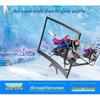 Curved 12-inch Phone Screen Magnifier with Multifunctional Desktop Stand, T6 Model.