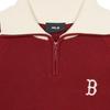 New MLB Varsity Boston Red Sox Knitwear Women's Burgundy 3FKPV0444-43WIS