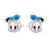 New 925 Silver Stitch Donald Duck Minnie Earrings With Zirconia Fashion High Quality Jewelry for Women Girls