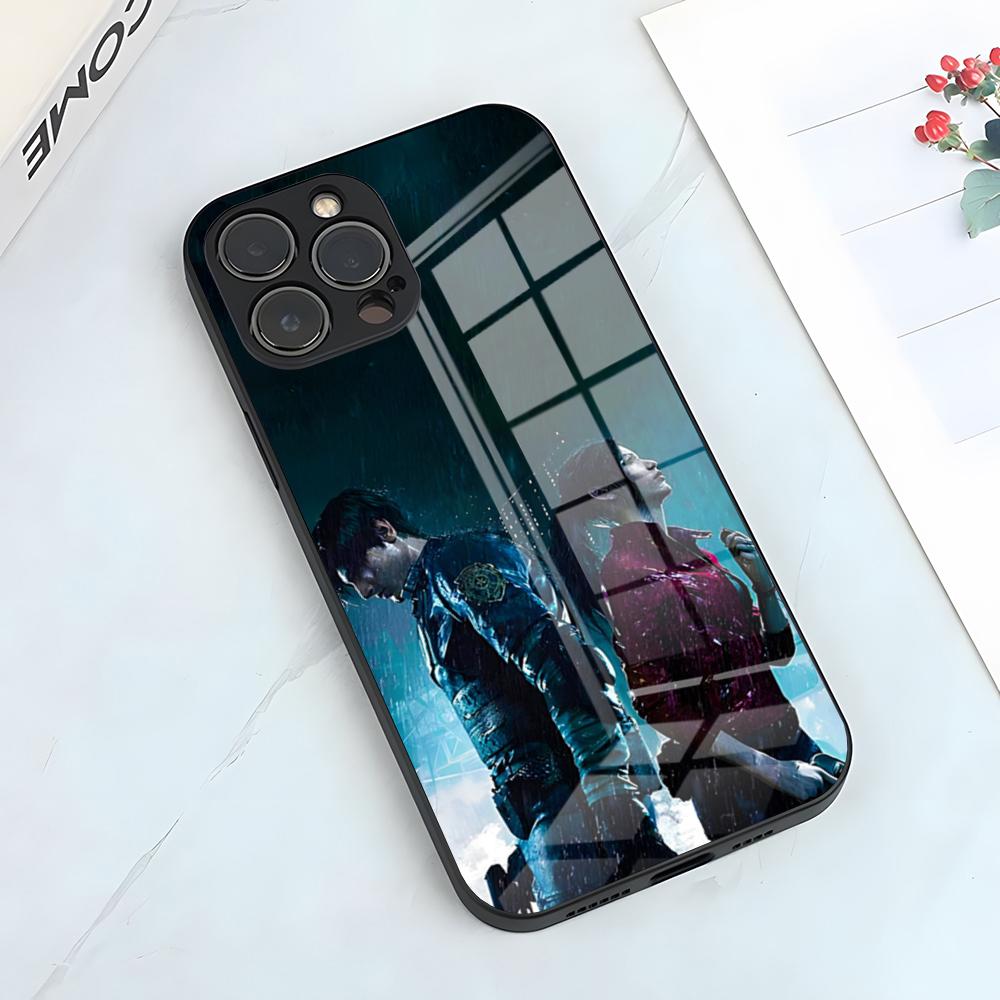 Resident Evil Umbrella Phone Case For IPhone 17 Pro Max 15 Pro 16 14 Plus 12 13 Mini 11 Pro Shockproof Glass Cover