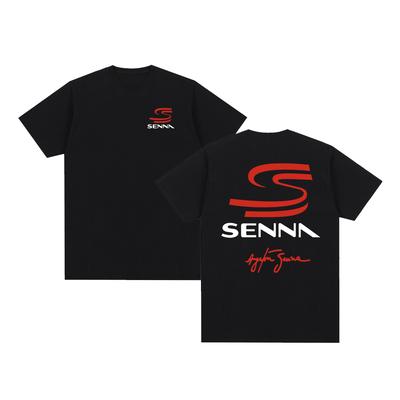 Ayrton Senna Vintage Tshirt Racing Brazilian Graphic Breathable Cotton Unisex T Shirt New Tee Tshirt WoUnisexs Tops