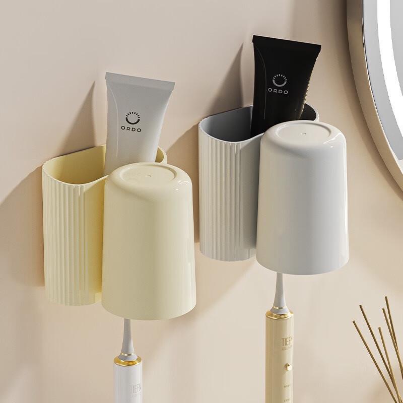 

Fumaide No-Drill Toothbrush and Rinse Cup Holders (3-Pack)