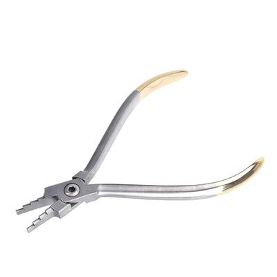 Alicate de formação de arco de arame, pinça de dobra vertical, trapézio ortodôntico, aço inoxidável