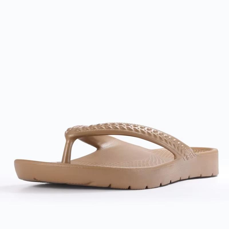 Fashion Shevalues Summer Women's Flip Flops With Arch Support Fashion Soft Insole EVA Beach Slippers House Sandals For Plantar Fasciitis