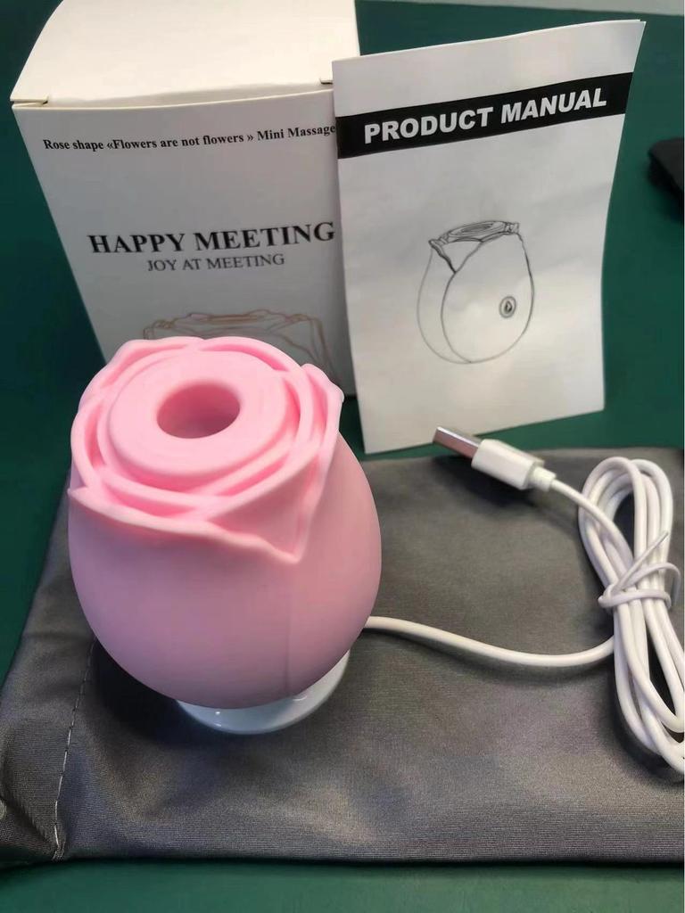 Xiangjianhuan Rosen Saugvibrator für Frauen - Erotisches Flirtspielzeug für Erwachsene