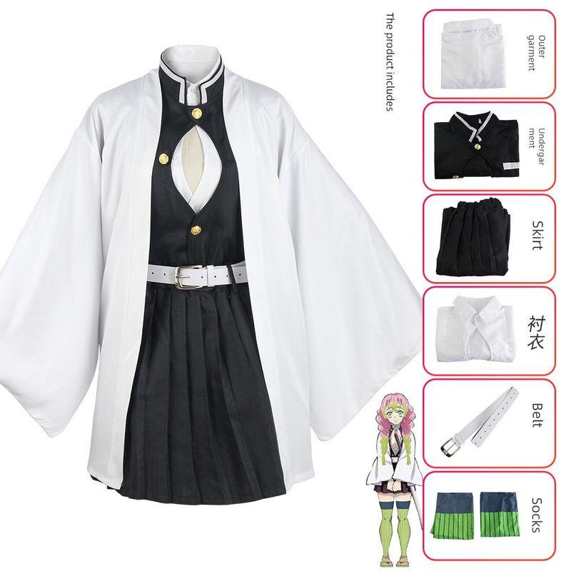 Demon Slayer Anime Costumes Tanjiro Nezuko Cosplay Zenitsu Agatsuma Shinobu Kocho Demon Slayer Cosplay Outfits