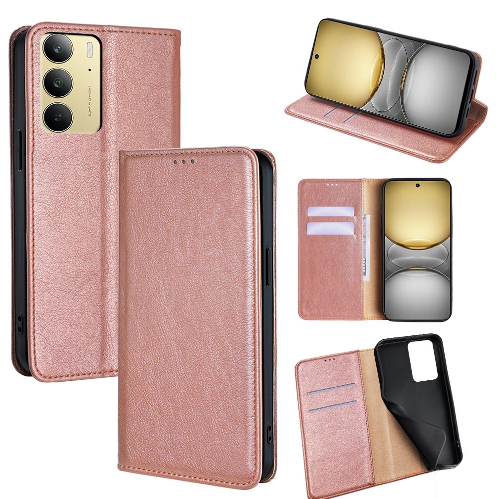 

For Realme C75 4G/14x 5G Case Wallet PU Leather Magnetic Auto-Absorbed Phone Cover D