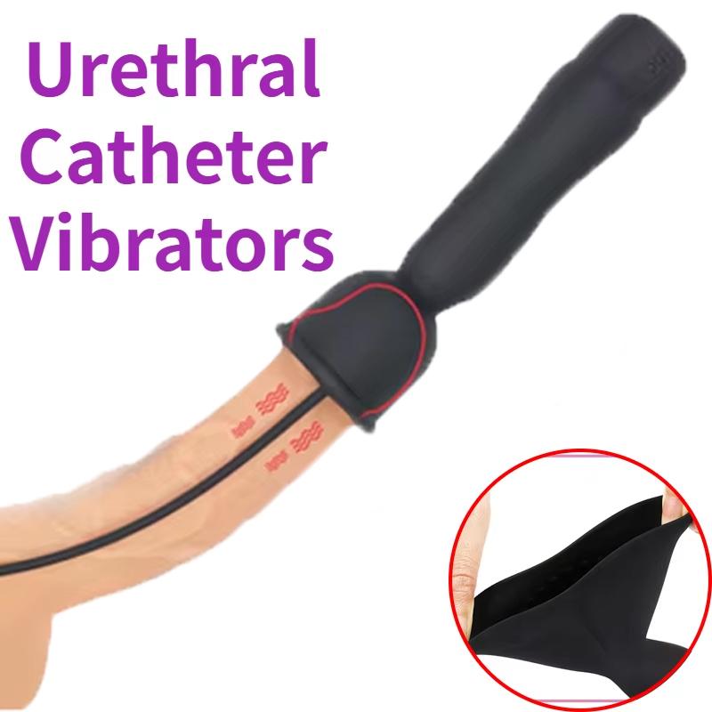 Uretrální katétr Pánský zvukový vibrátor Silikonový masturbátor Plug Elektrický uretrální dilatátor Sexuální hračky Erotické zboží Tyč na koňské oko