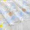 1 Stück NAPEARL Europäische Bestickte Transparente Gardine Durchscheinend 260cm Höhe Tüll für Wohnzimmer Schlafzimmer Fensterdekoration Heimdeko