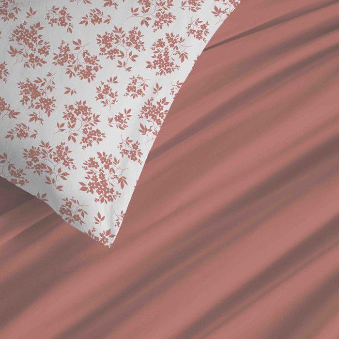 Komplettes 6-teiliges Wende-Bettbezug-Set "Vanessa" für Bett 180 x 200 "King Size" Eloise Aprikose