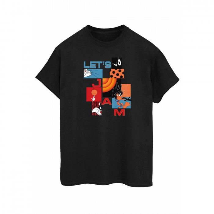 Space Jam: A New Legacy Womens/Ladies Jam Boxes Alt Cotton Boyfriend T-Shirt