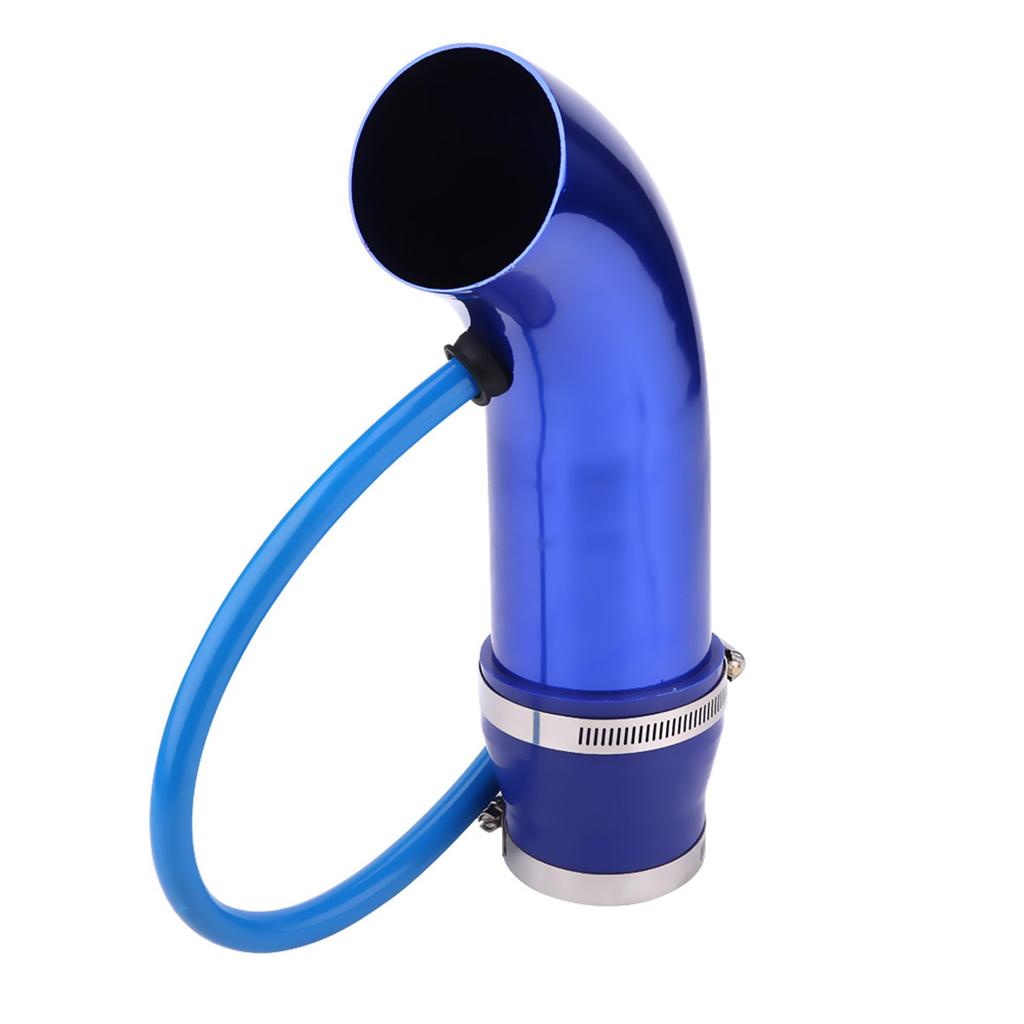 76mmCelsius3inch   Car Cold     Pipe Tube Hose Kit Filter System Blue